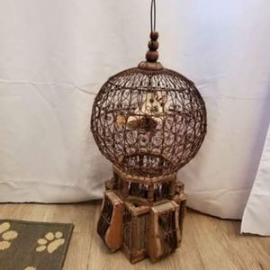 Antique bird cage